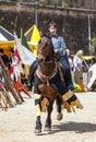 Medieval Woman Riding a Horse Royalty Free Stock Photo