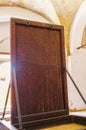 Medieval wooden panel in Zaouia of Sidi Amor Abbada, Kairouan, T