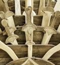 Medieval wooden swords Royalty Free Stock Photo