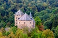 Medieval Reinhardstein castle Eupen, Belgium Royalty Free Stock Photo