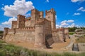 Medina del Campo village in Spain Mota castle Royalty Free Stock Photo