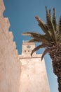 Medina entrance tower and old city walls in Essaouira, Morocco Royalty Free Stock Photo