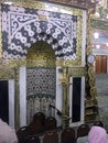 Ravza-i Mutahhara in Masjid Al Nabawi as garden from the Heaven on Earth named