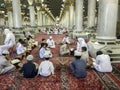 Ravza-i Mutahhara in Masjid Al Nabawi as garden from the Heaven on Earth named