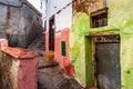 In the medina of Tetouan in Morocco. Royalty Free Stock Photo