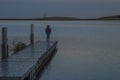 Meditating at Bethany Reservoir