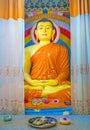 Meditating Buddha in Dematamal shrine