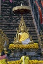 Buddha statue at Wat Chedi Luang,Chiang Mai, Thailand Royalty Free Stock Photo