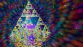 The meditation of astral yogi Royalty Free Stock Photo