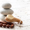 Meditation and balance for clean and zen facial, copy space Royalty Free Stock Photo