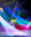 Meditation color abstract wave blur lights in Royalty Free Stock Photo