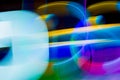 Meditation color abstract wave blur lights in Royalty Free Stock Photo