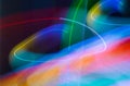 Meditation color abstract wave blur lights in Royalty Free Stock Photo