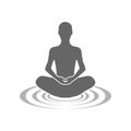 Meditation Echoes Symbol Logo Design