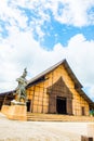 Meditation Hall in Cherntawan International Meditation Center Royalty Free Stock Photo