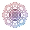 Meditation oriental mandala flower