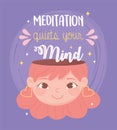 meditation quiest you mind Royalty Free Stock Photo