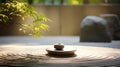 meditation rock garden zen buddhism