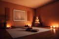 Meditation Room: Create a set of images that showcase a peaceful, calming meditation room. Generative AI