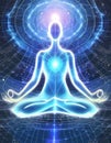 Meditation - Deep Meditative State of Conciousness Ai generated Royalty Free Stock Photo