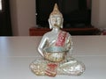 Meditation small statue of Buddha Royalty Free Stock Photo