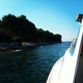 Mediteran coast from boat Royalty Free Stock Photo