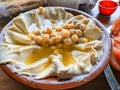 Yogurt, bean and olive oil as common ingredients food in Mediterranean area