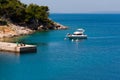 Mediterranean Bay Boat Royalty Free Stock Photo