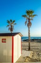 Mediterranean beach in Calpe, Spain Royalty Free Stock Photo