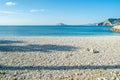 Mediterranean beach in Calpe, Spain Royalty Free Stock Photo