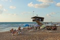 Mediterranean beach of Haifa, Israel