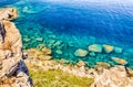 Mediterranean Beach in Milazzo, Sicily Royalty Free Stock Photo