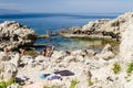 Mediterranean Beach in Milazzo, Sicily