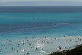 Mediterranean beach in The Spiaggia La Pelosa, Stintino, Sardinia. Royalty Free Stock Photo