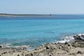 Mediterranean beach in The Spiaggia La Pelosa, Stintino, Sardinia. Royalty Free Stock Photo