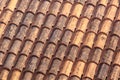 Mediterranean cityscape - view of the tiled roofs Royalty Free Stock Photo
