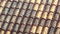 Mediterranean cityscape - view of the tiled roofs of the Old Town of Dubrovnik Royalty Free Stock Photo