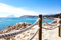 Mediterranean coast from Moraira coastline