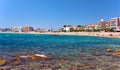 Mediterranean coast of Spain, Costa Brava , Blanes Royalty Free Stock Photo