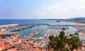 Mediterranean coast of Spain, Costa Brava , Blanes Royalty Free Stock Photo