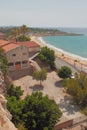 Mediterranean coast. Tarragona, Spain Royalty Free Stock Photo