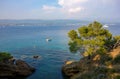 Mediterranean coastline in the southern France