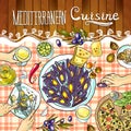 Mediterranean cuisine.