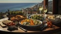 Mediterranean Feast by the Sea.