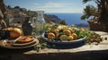 Mediterranean Feast with a View: Greek Island Culinary Deligh.