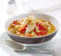 Mediterranean fish stew Royalty Free Stock Photo