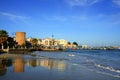 Mediterranean fishing village seascape. Sicily