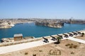 Mediterranean harbour of Valletta Royalty Free Stock Photo
