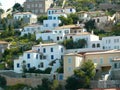 Mediterranean hillside seaside island town of Hydra Greece