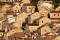 Mediterranean houses in the evening